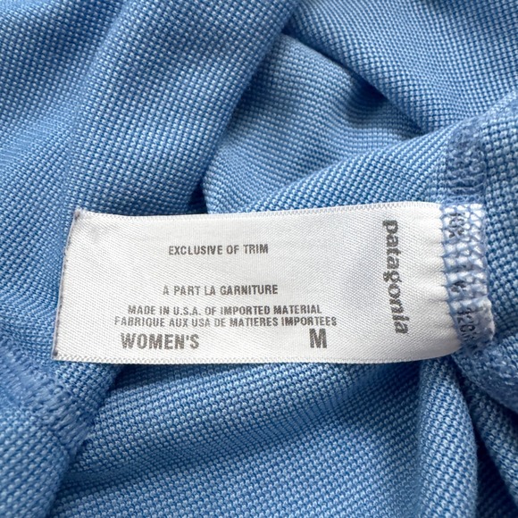 Patagonia Women's Capilene 2 V-Neck Lightweight Base Layer Blue Long Sleeve Med - Picture 4 of 4